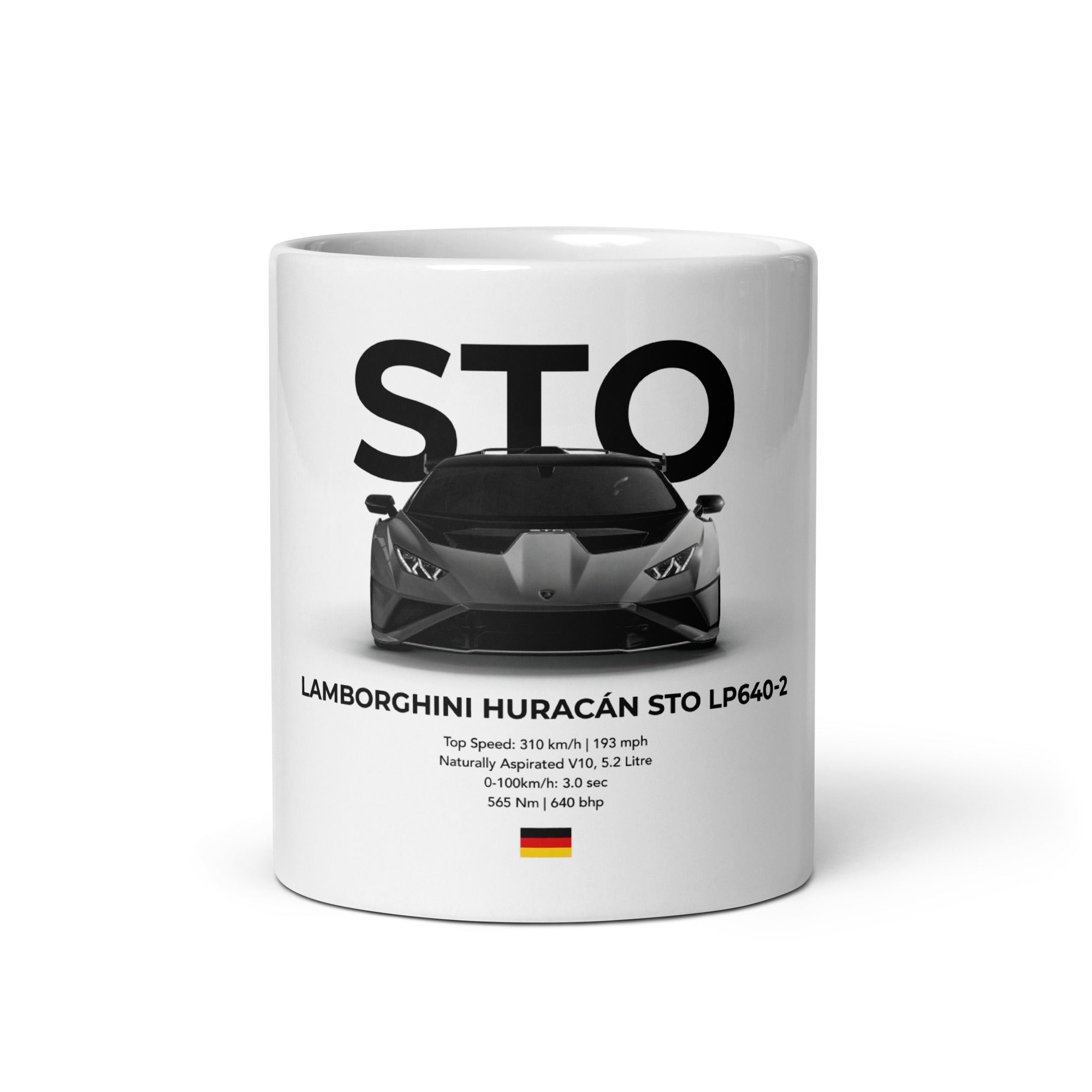 Lamborghini Huracan STO Mug - car - artistry