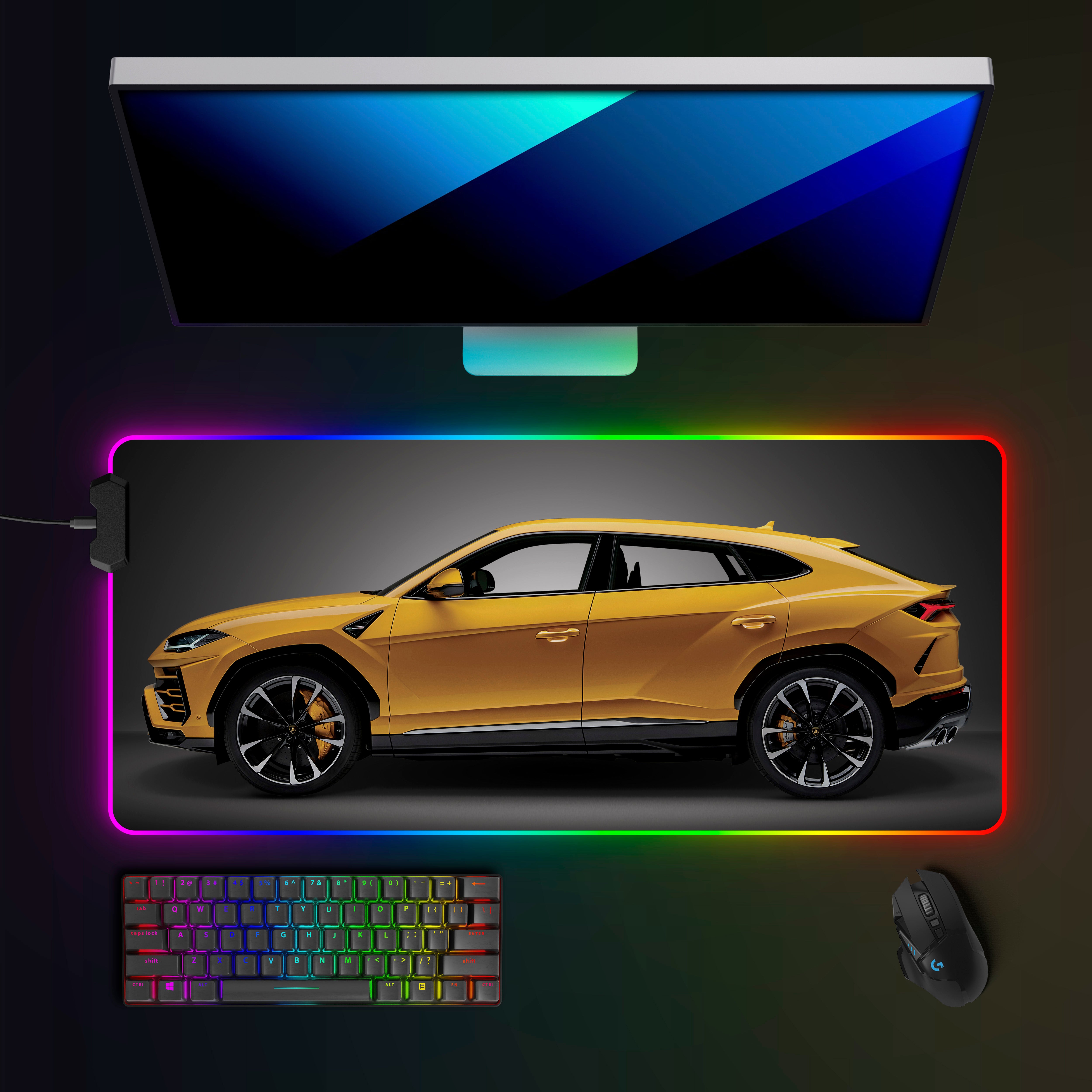 Lamborghini Urus RGB Mousepad