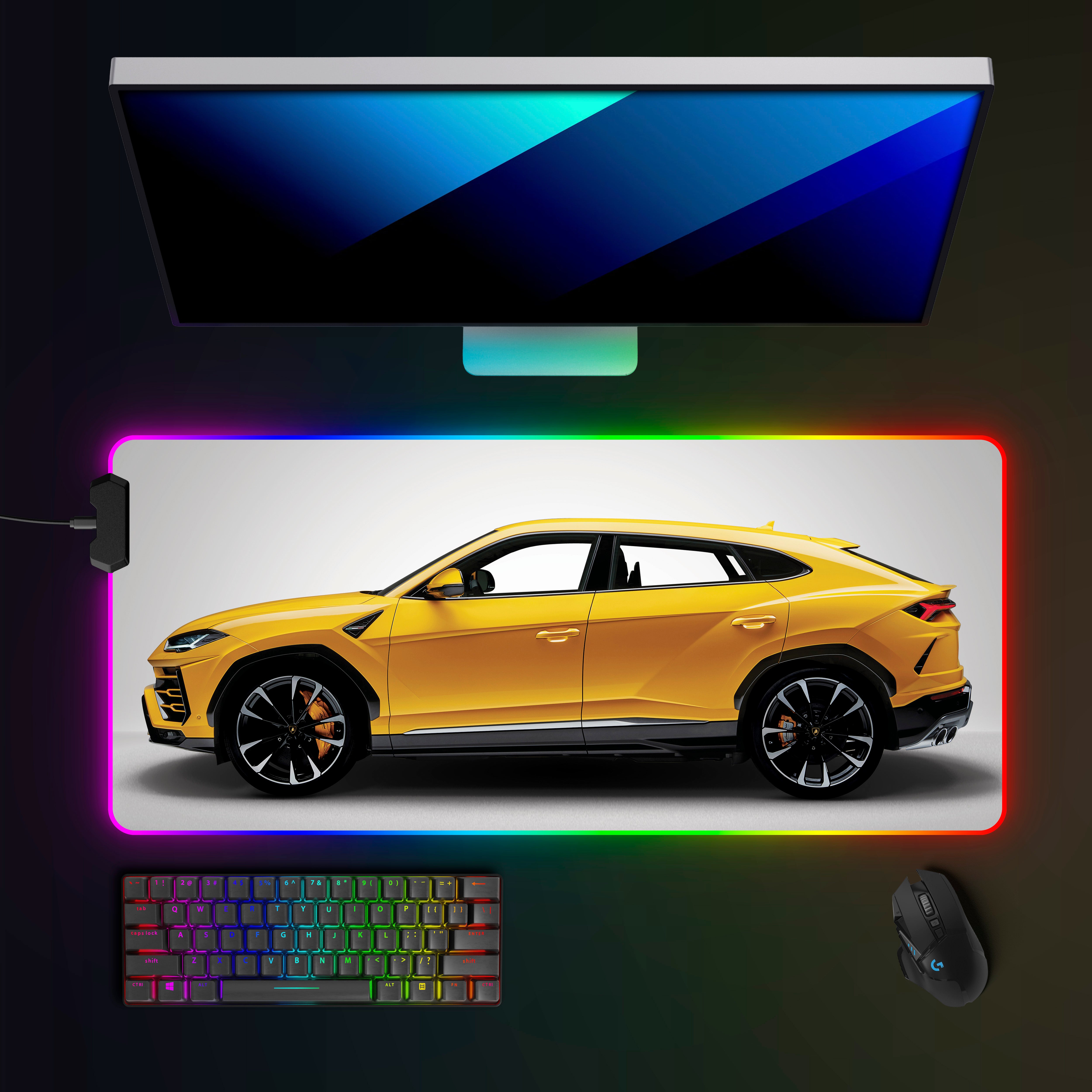 Lamborghini Urus RGB Mousepad