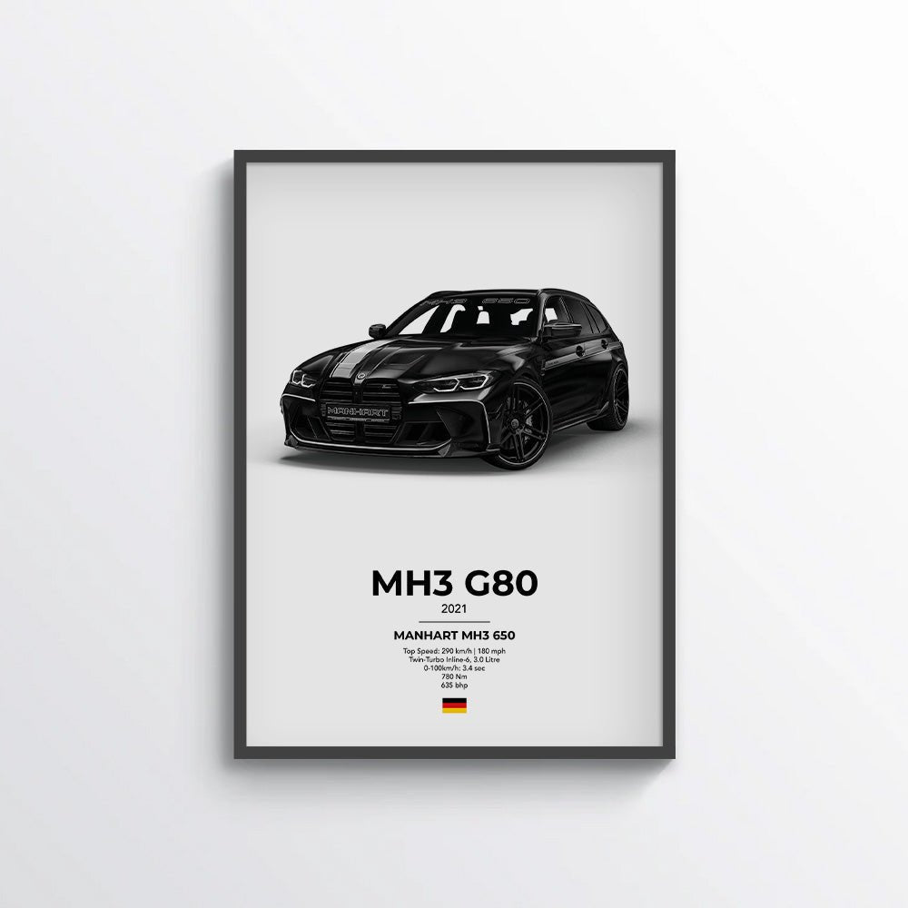 Manhart BMW MH3 650 Poster - car - artistry