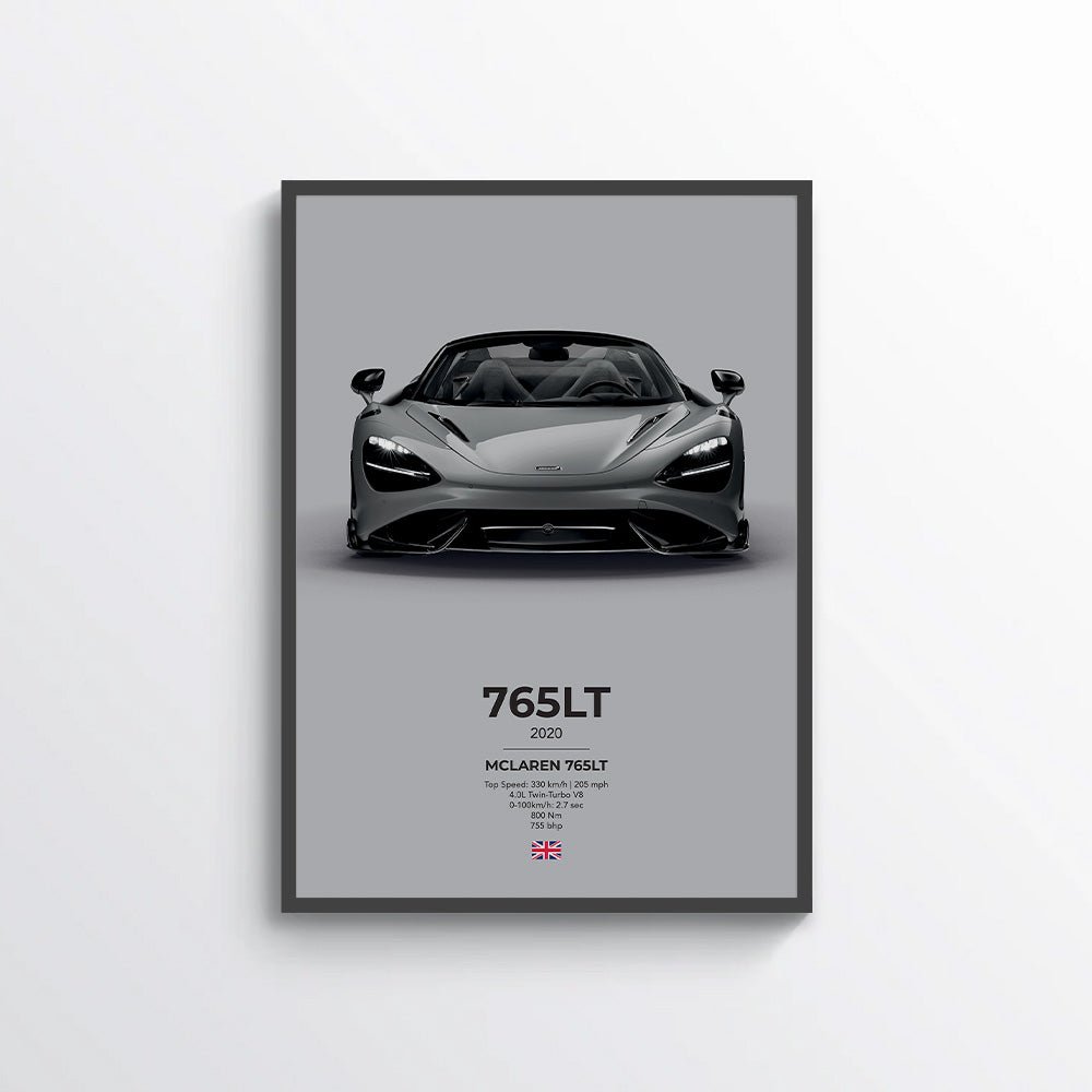 McLaren 765LT Poster - car - artistry