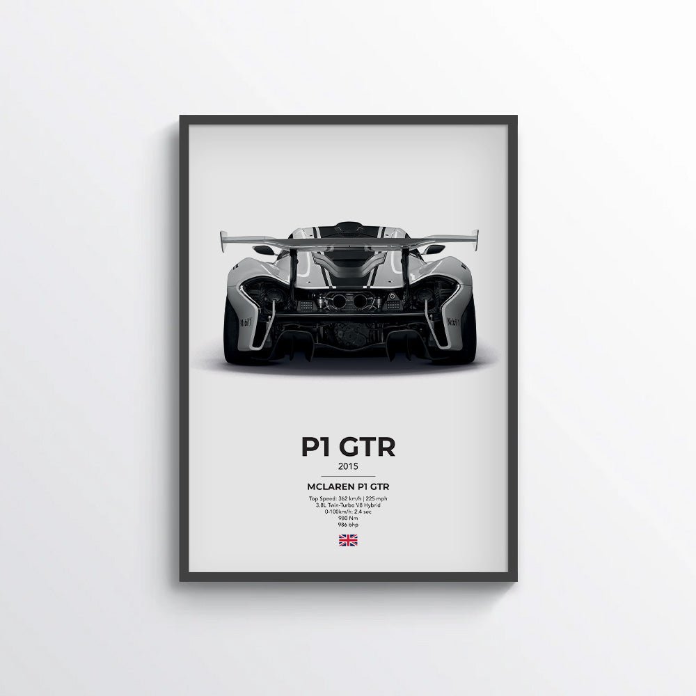 McLaren P1 GTR Poster - car - artistry