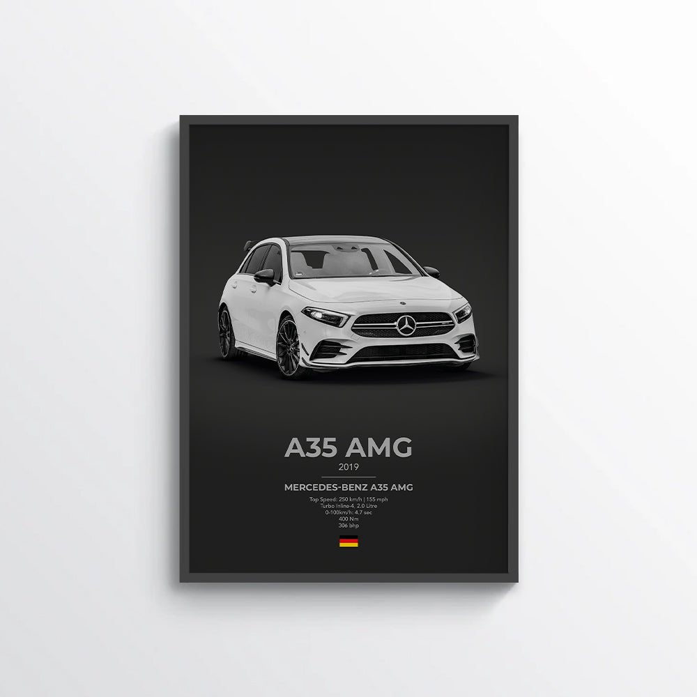 Mercedes A35 AMG Poster - car - artistry