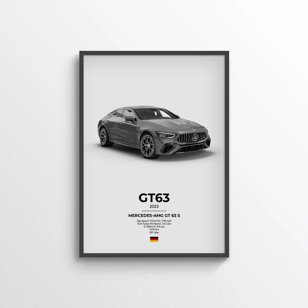 Mercedes AMG GT63 Poster - car - artistry