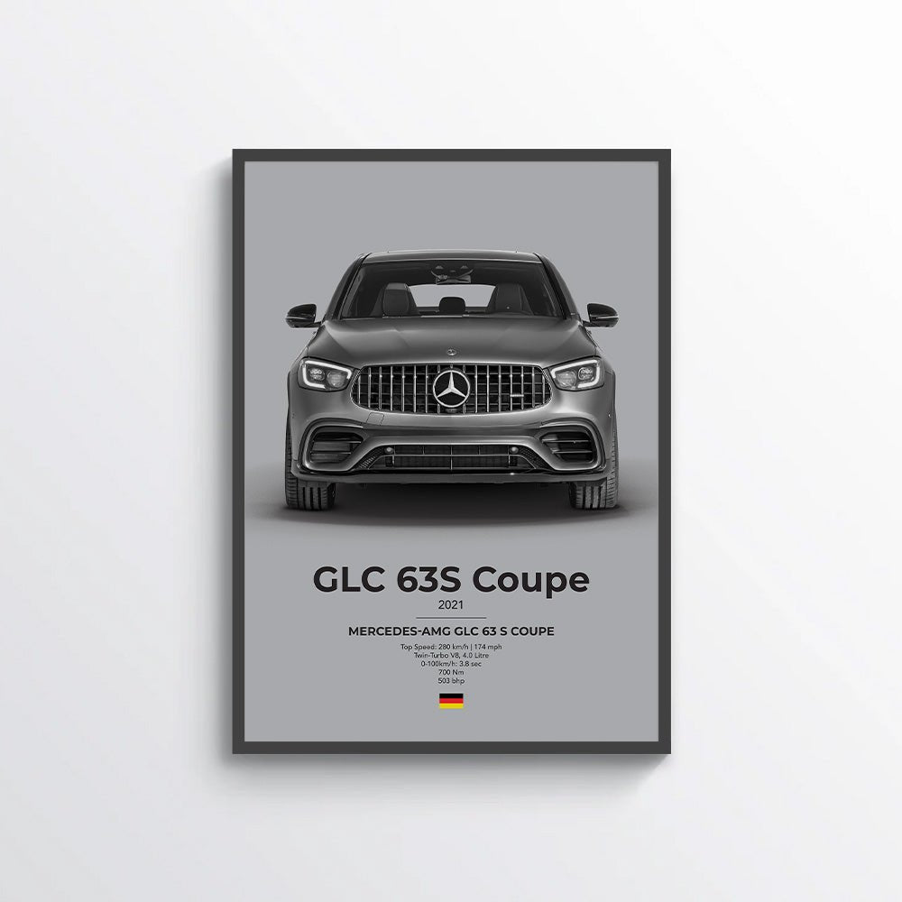 Mercedes GLC 63S AMG Poster - car - artistry