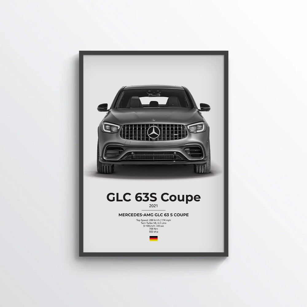 Mercedes GLC 63S AMG Poster - car - artistry