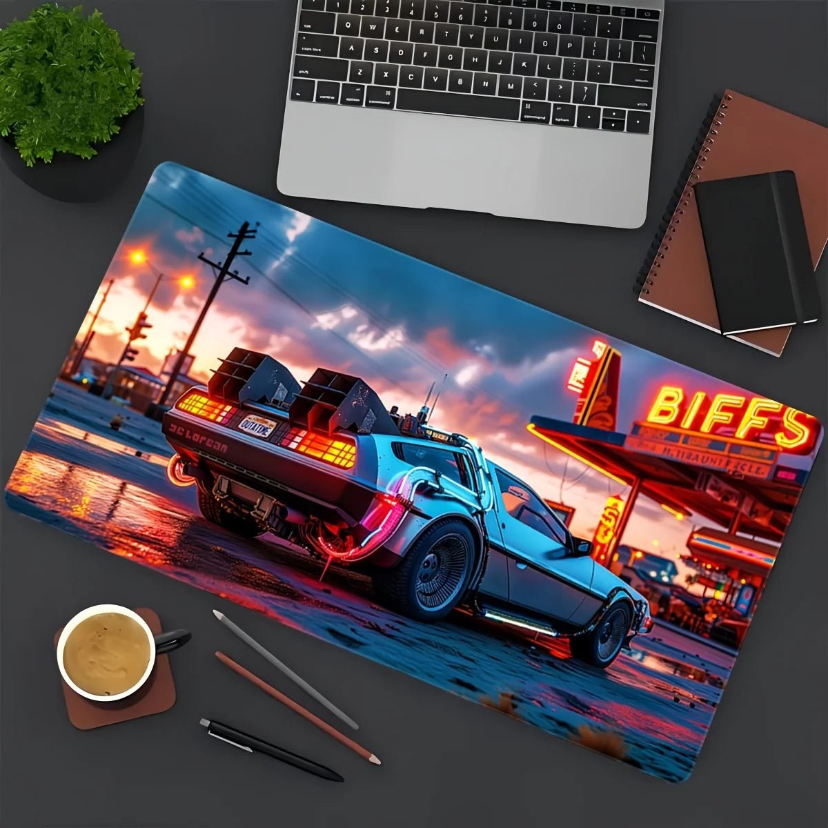 Neon Streets Mousepads - car - artistry