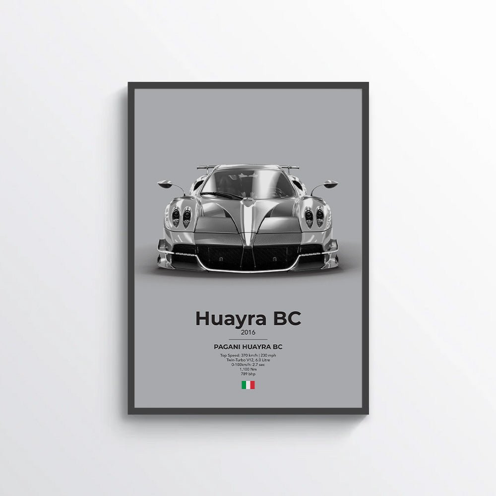Pagani Huayra BC Poster - car - artistry