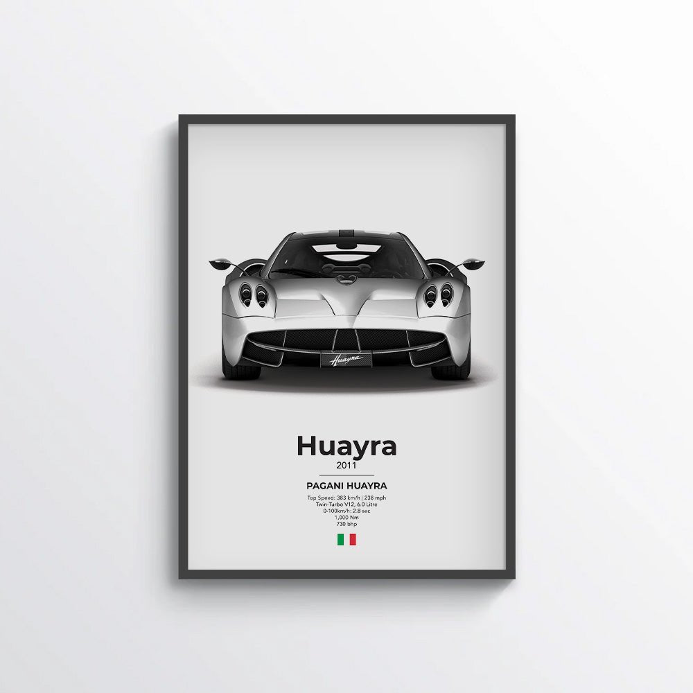 Pagani Huayra Poster - car - artistry