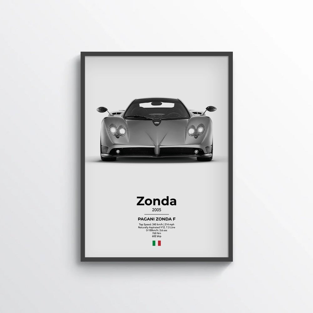 Pagani Zonda F Poster - car - artistry