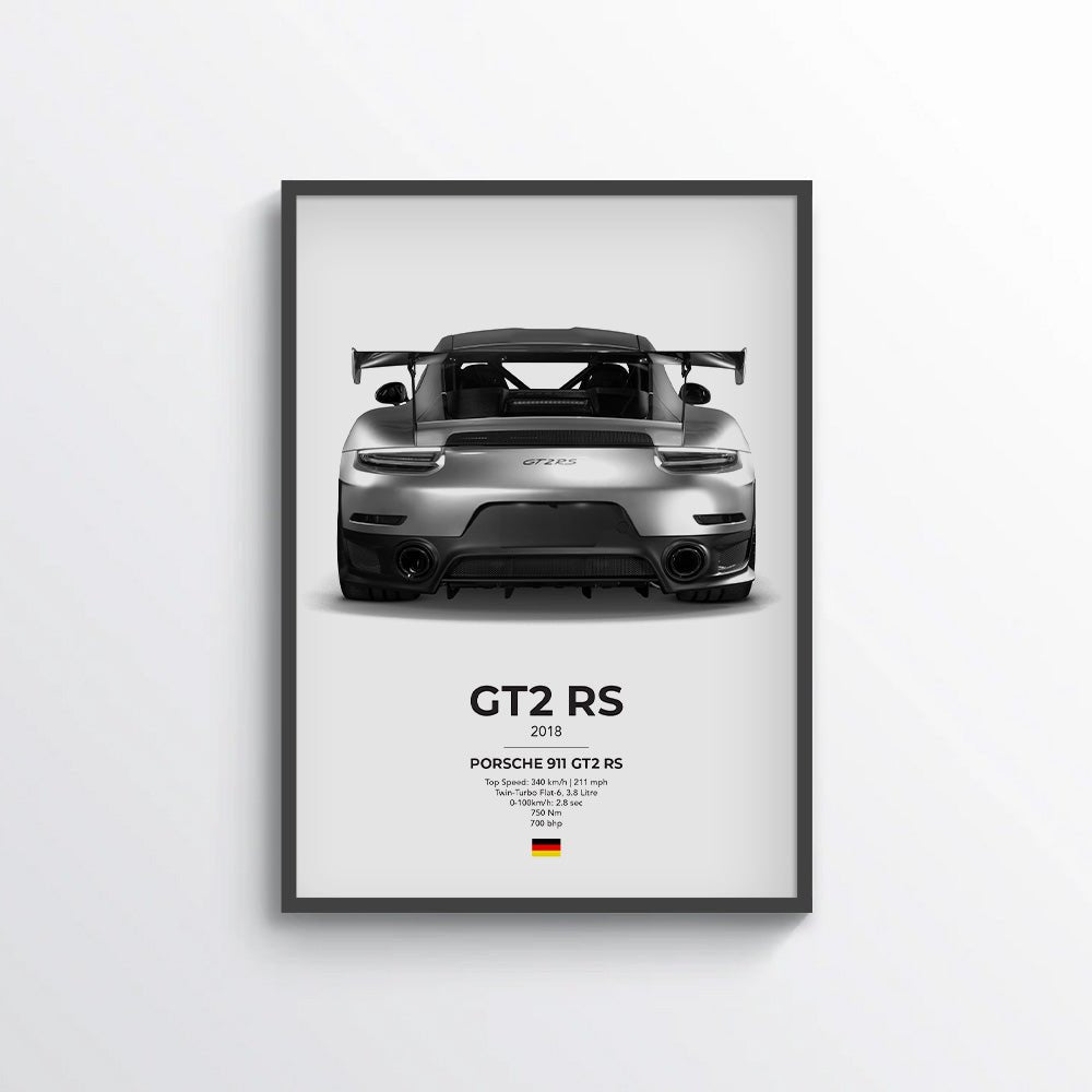 Porsche 911 GT2 RS (991.2) Poster - car - artistry