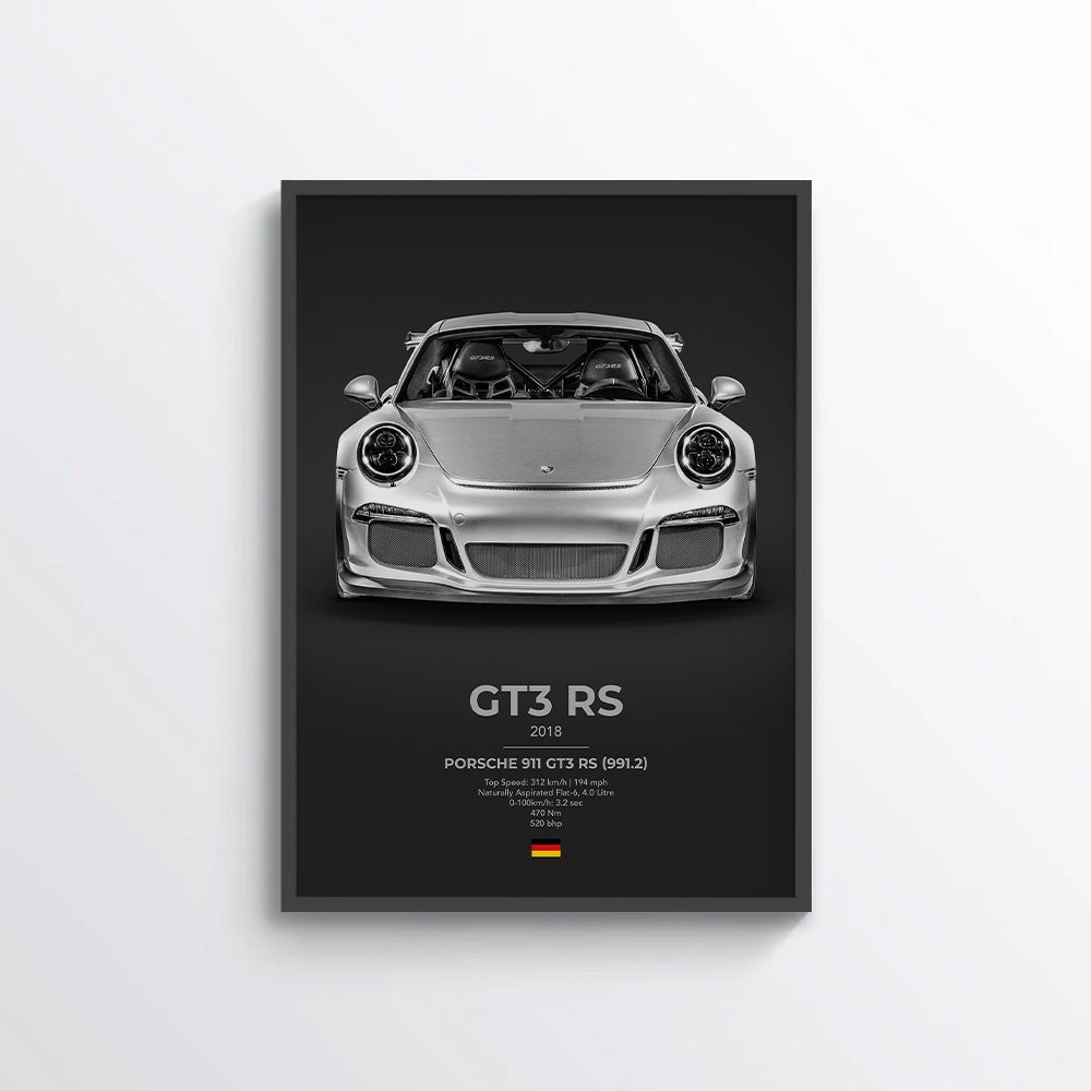 Porsche 911 GT3 RS (991.2) Poster - car - artistry