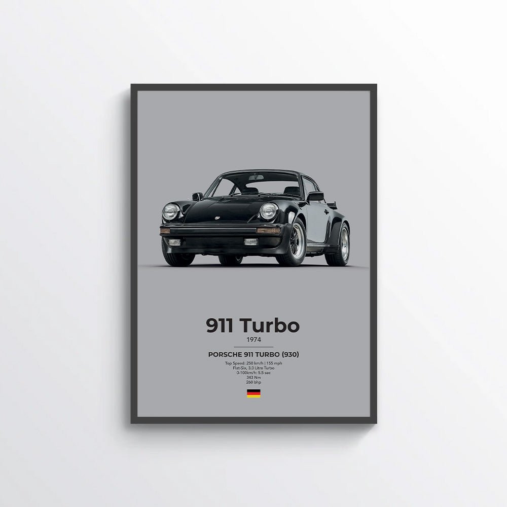 Porsche 911 Turbo (930) Poster - car - artistry