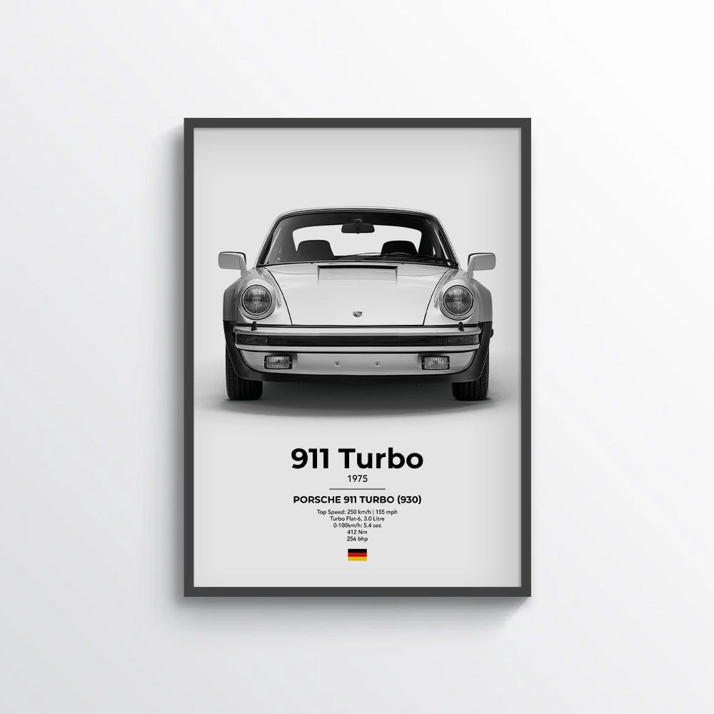 Porsche 911 Turbo (930) Poster - car - artistry