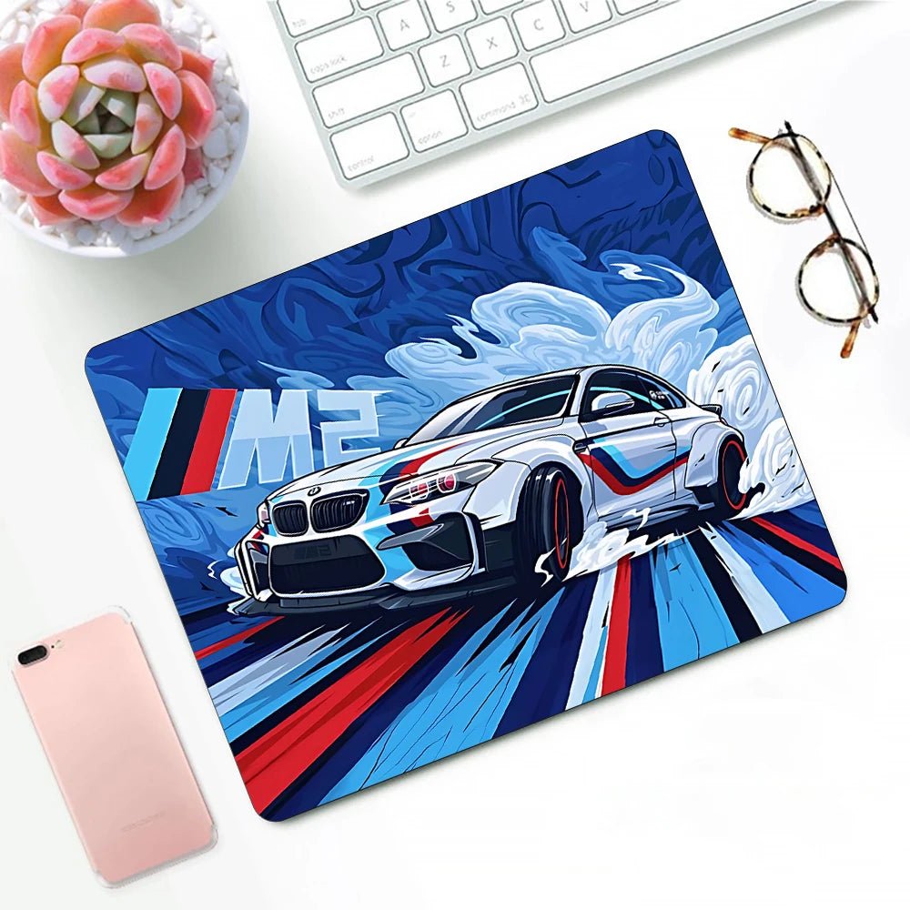 Racer's Edition Small Mousepads - car - artistry