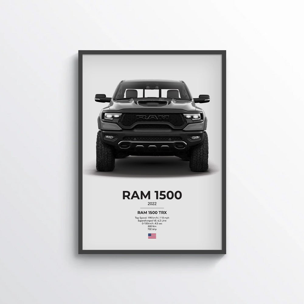 RAM 1500 TRX Poster - car - artistry