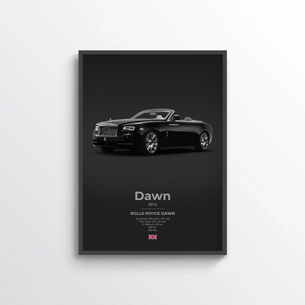 Rolls Royce Dawn Poster - car - artistry