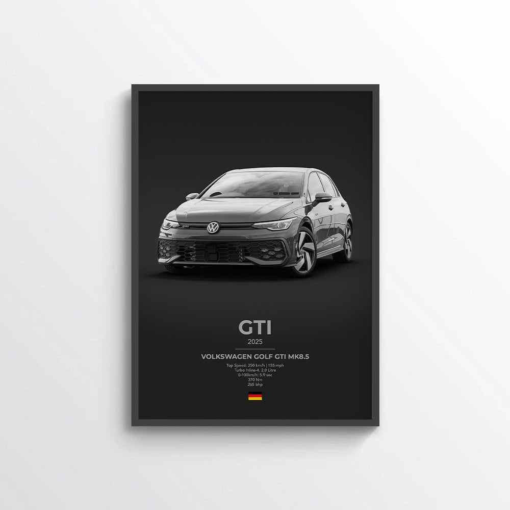 VW Golf GTI Mk8.5 Poster - car - artistry